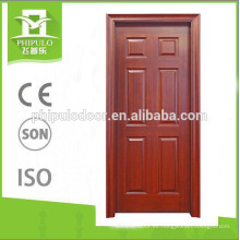 2018 nuevo diseño de varios colores MDF puerta de madera de melamina